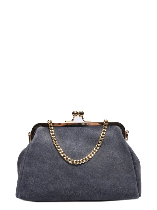 Luisa Vannini GREY Rundleer Tas - Image 1