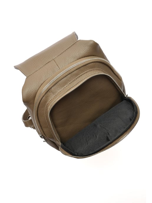 Roberta M Beige Rundleer Tas - Image 4