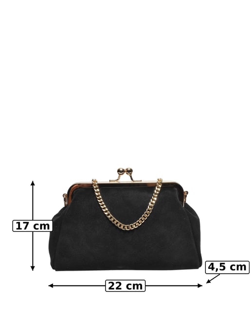 Luisa Vannini ZWART Rundleer Tas - Image 5