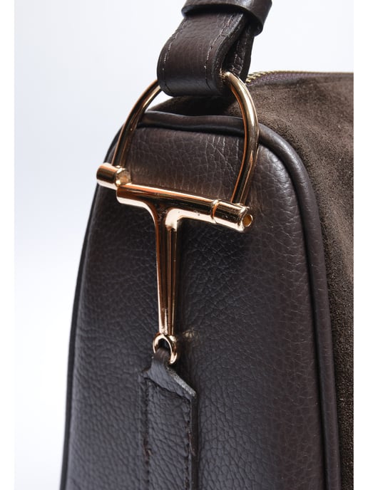 Luisa Vannini Bordeauxrood Rundleer Tas - Image 3