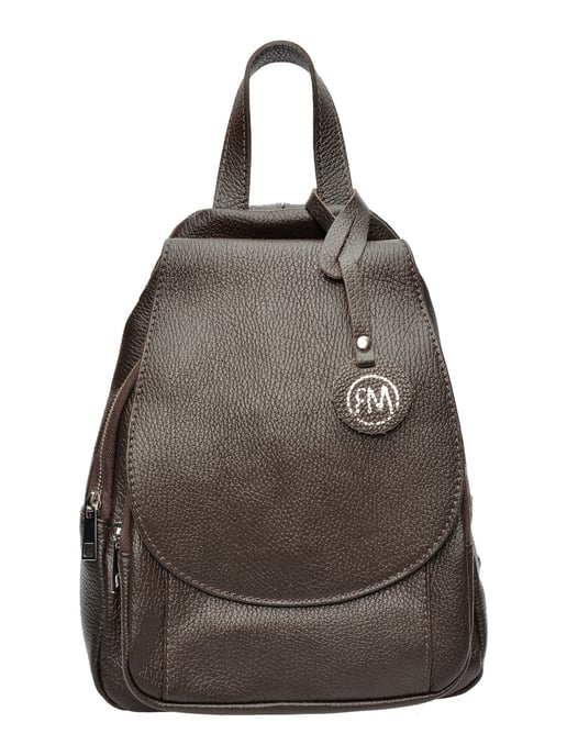 Roberta M Bordeauxrood Rundleer Tas - Image 1