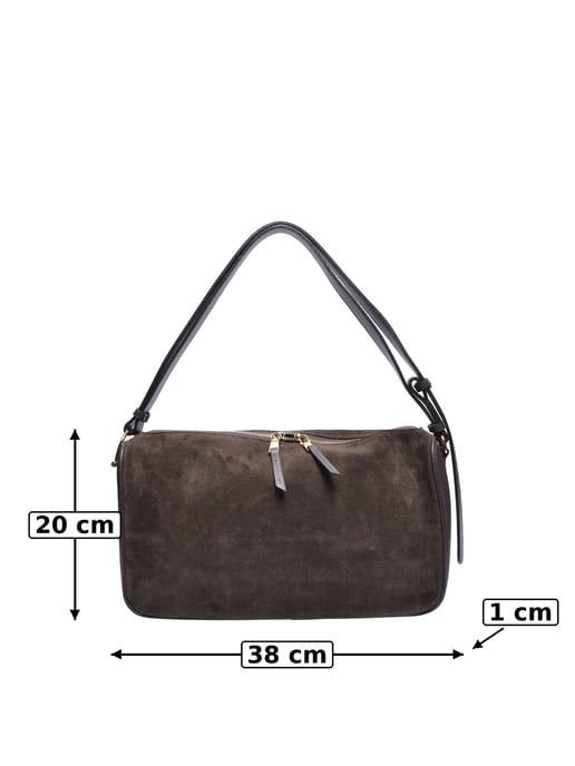 Luisa Vannini Bordeauxrood Rundleer Tas - Image 5
