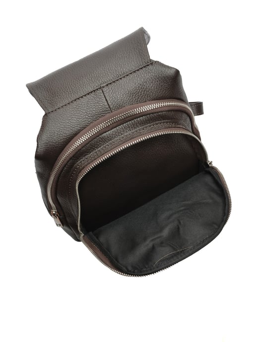 Roberta M Bordeauxrood Rundleer Tas - Image 4