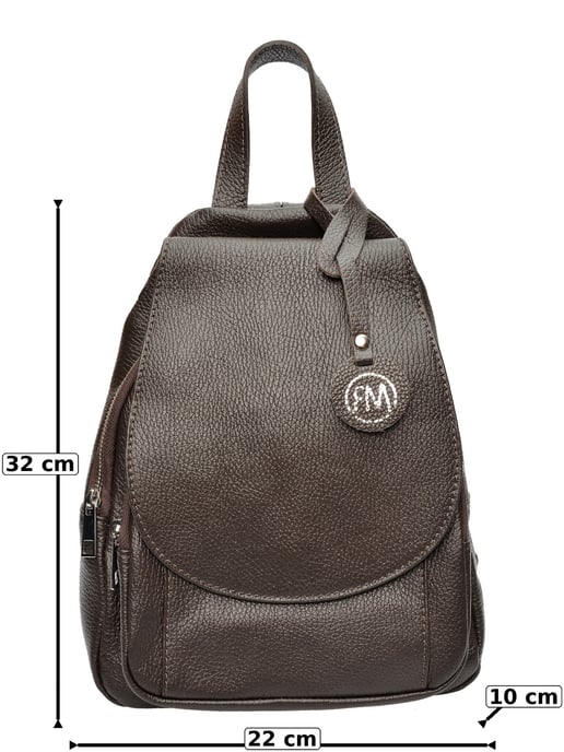 Roberta M Bordeauxrood Rundleer Tas - Image 6