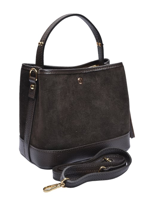 Luisa Vannini Two-Tone Cowhide Leather Bag - Image 2