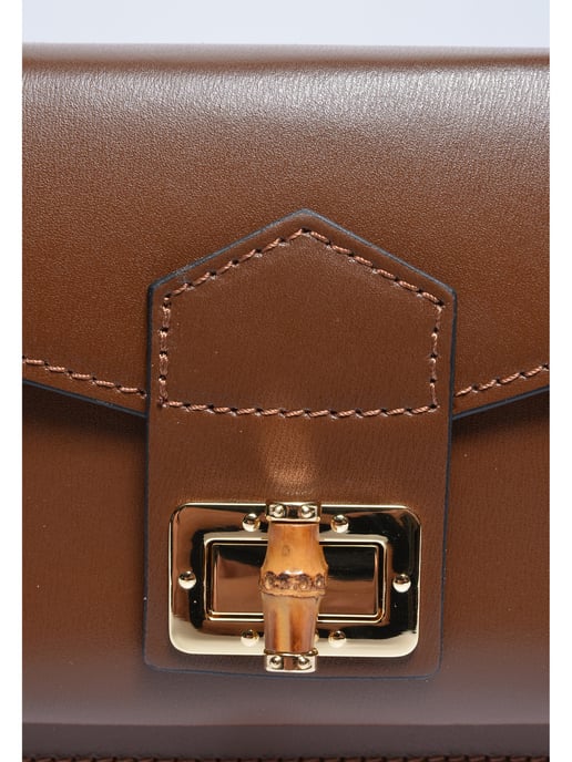 Roberta M Bordeauxrood Rundleer Tas - Image 3