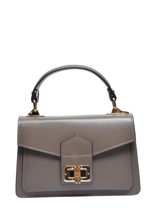 Roberta M Beige Rundleer Tas - Image 1