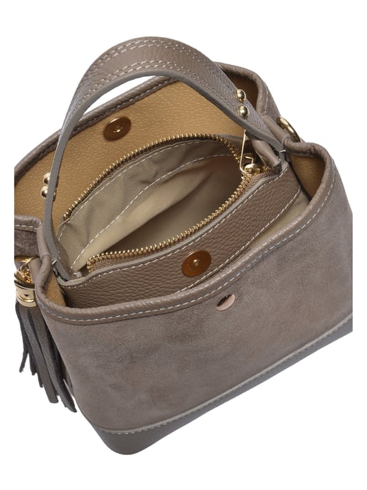 Luisa Vannini MUD Cowhide Leather Bag - Image 4