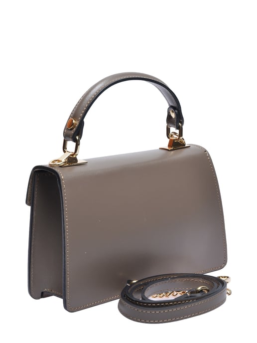 Roberta M Beige Rundleer Tas - Image 2