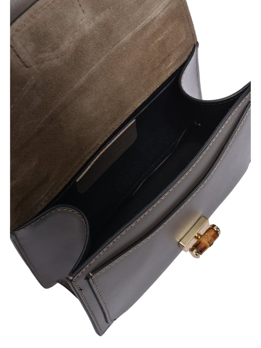 Roberta M Beige Rundleer Tas - Image 4