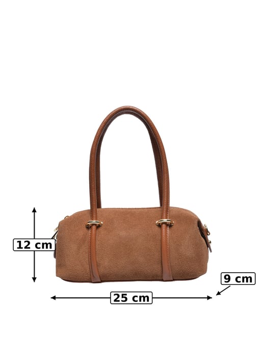 Luisa Vannini COGNAC Rundleer Tas - Image 5