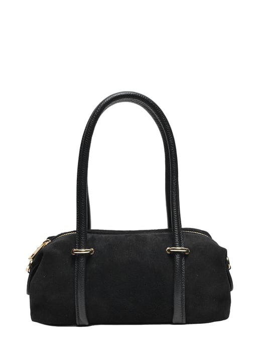 Luisa Vannini ZWART Rundleer Tas - Image 1