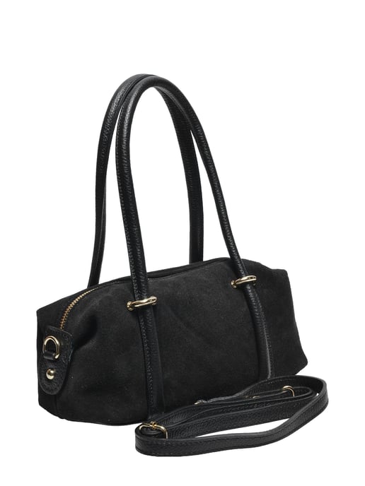 Luisa Vannini ZWART Rundleer Tas - Image 2