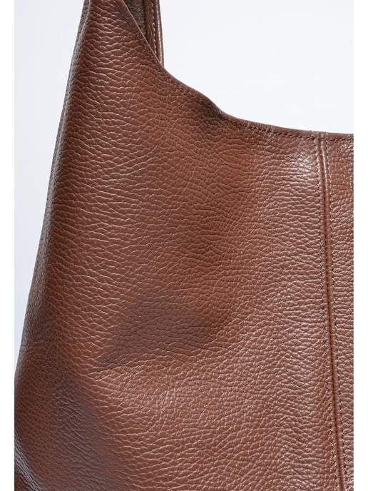 Roberta M Bordeauxrood Rundleer Tas - Image 3
