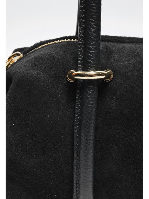 Luisa Vannini ZWART Rundleer Tas - Image 3