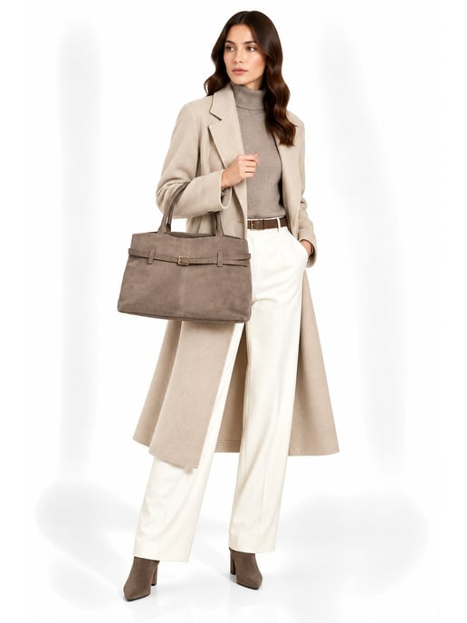 Roberta M MUD Cowhide Leather Bag - Image 6