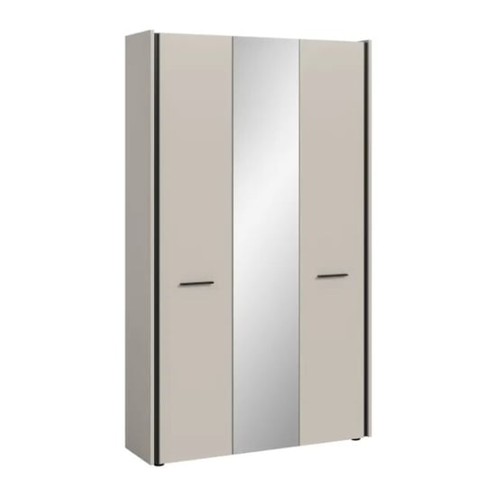 Furnilux Garderobekast kasjmier moderne ingangsoplossing op wielen 107x190x37 cm - Image 1