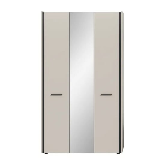 Furnilux Garderobekast kasjmier moderne ingangsoplossing op wielen 107x190x37 cm - Image 4