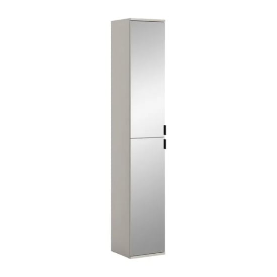 Furnilux Smal spiegelkast kasjmier moderne opbergkast voor hal of slaapkamer 193 cm - Image 1