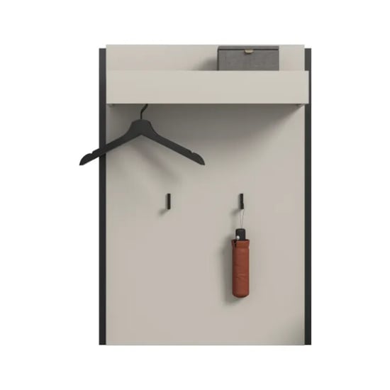 Furnilux Paneel in kasjmier melamine moderne opbergkast voor hal of garderobe - Image 3
