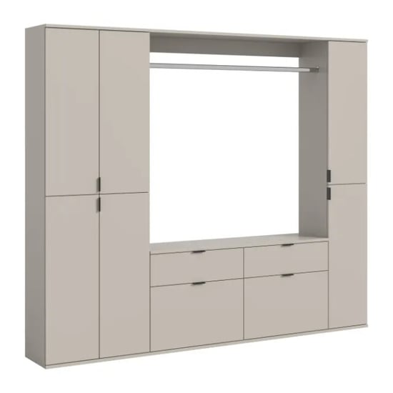 Furnilux Modulaire garderobekast kasjmier ruime opbergcombinatie voor hal of slaapkamer - Image 1
