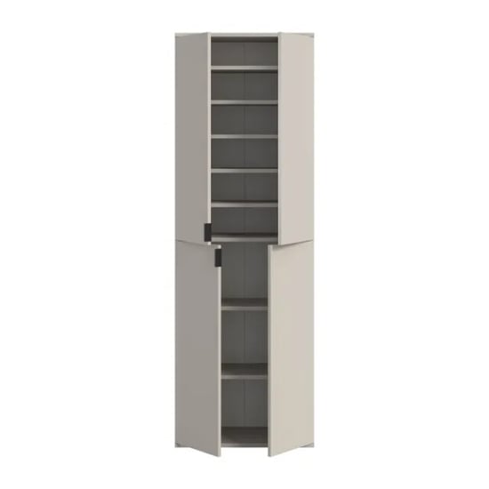 Furnilux Hoge kast in kasjmier moderne opbergoplossing voor elke ruimte 61x193x34 cm - Image 2