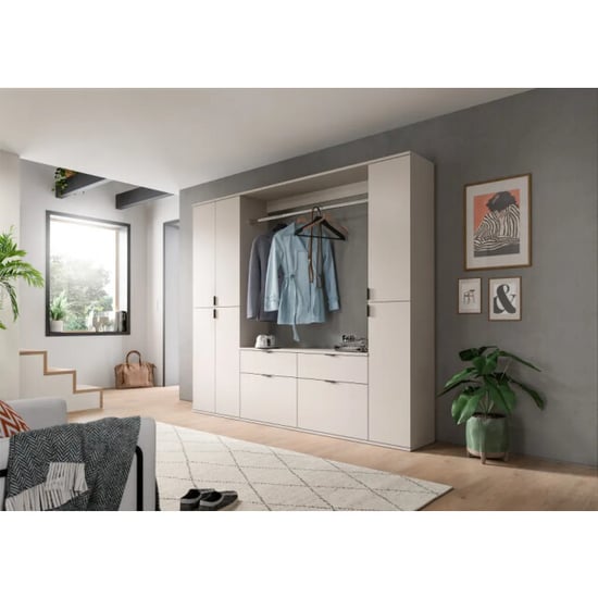 Furnilux Modulaire garderobekast kasjmier ruime opbergcombinatie voor hal of slaapkamer - Image 5