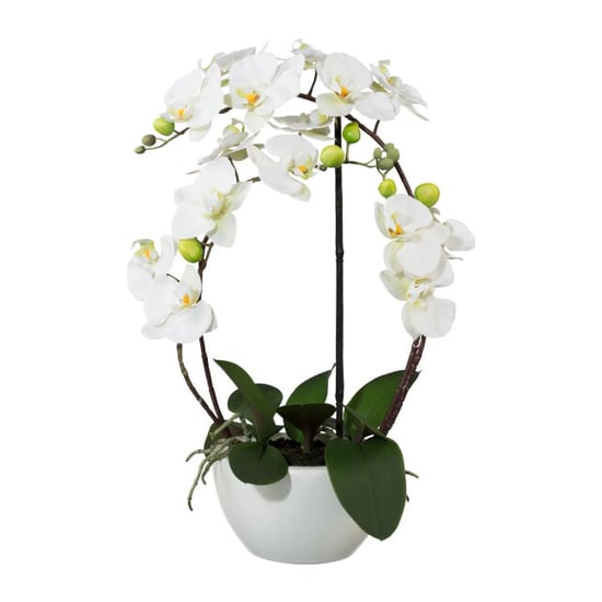 Kopu ® kunstorchidee 52 cm - te keramische pot phalaenopsis - Image 1