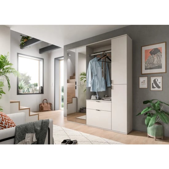 Furnilux Smaldesign hoge kast kasjmier moderne opbergkast voor elke ruimte - Image 5