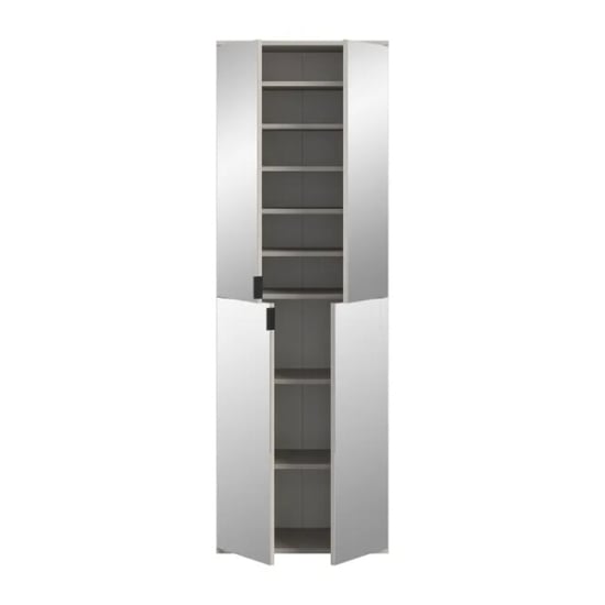 Furnilux Spiegelkast kasjmier moderne opbergkast met spiegel 61x193x34 cm - Image 5