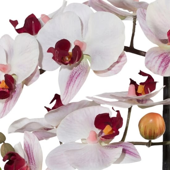 Kopu ® kunstorchidee 52 cm - witte keramische pot phalaenopsis - Image 4