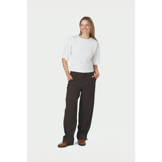 Neo Noir isotta structure tie pants 170430 676 dark brown - Image 3