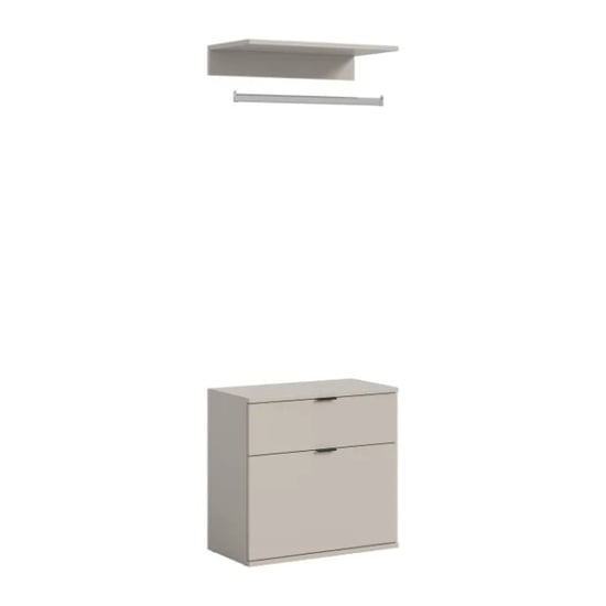 Furnilux Moderne ladekast met garderobestaaf kasjmier design op wielen - Image 1