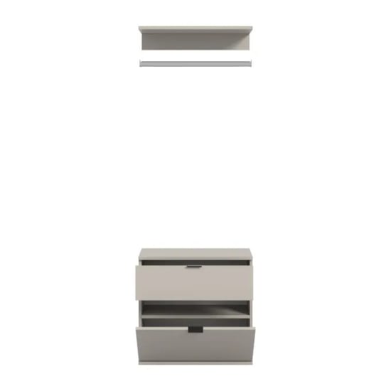 Furnilux Moderne ladekast met garderobestaaf kasjmier design op wielen - Image 3