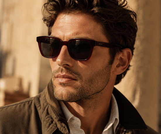 Barbour BA8104 C1 Red Sunglasses - Image 6