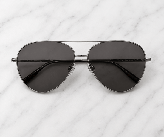 Barbour BA4051 C3 Silver Metal Sunglasses - Image 5