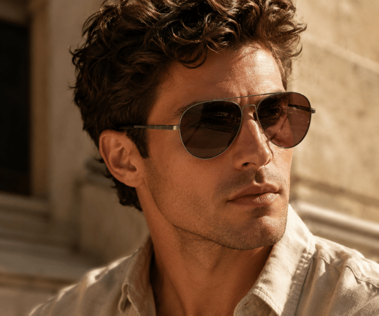 Barbour BA8112 C1 Silver Gun Metal Sunglasses - Image 6