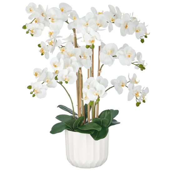 Kopu ® kunstorchidee 80 cm - 9 takken te pot phalaenopsis - Image 1