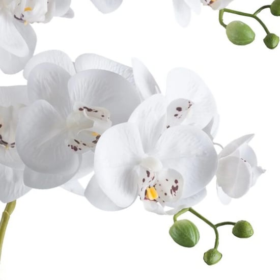 Kopu ® kunstorchidee 70 cm - 5 takken zwarte pot phalaenopsis - Image 2