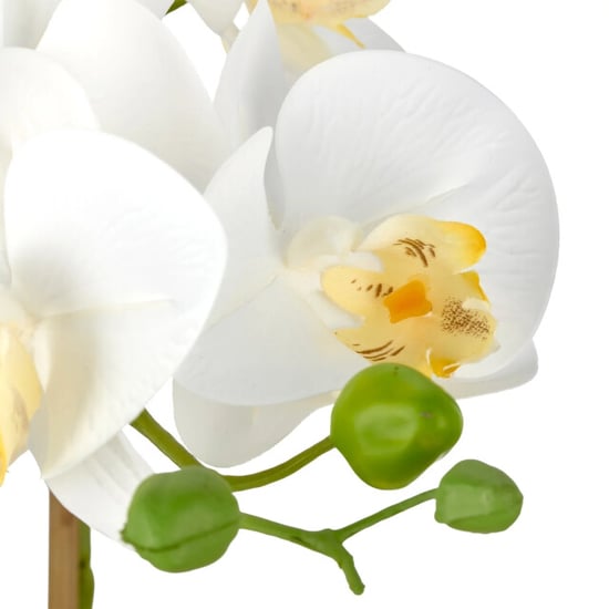 Kopu ® kunstorchidee 65 cm - crèmekleurige pot phalaenopsis - Image 2