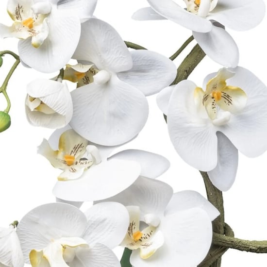 Kopu ® kunstorchidee 68 cm - zilverkleurige vaas phalaenopsis - Image 3