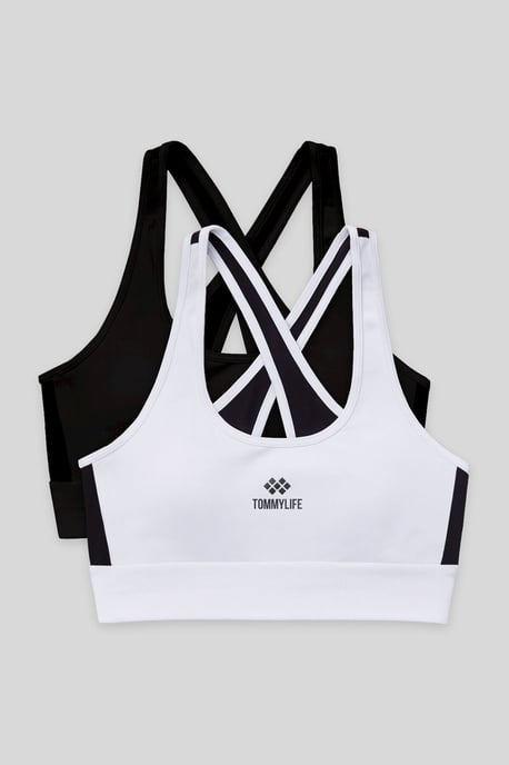 Fitted Sleeveless Crop Sports Top - Image 1