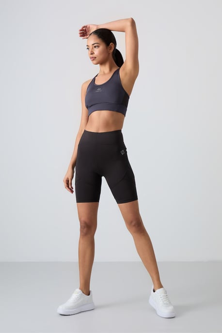 Fitted Sleeveless Crop Sports Top - Image 5