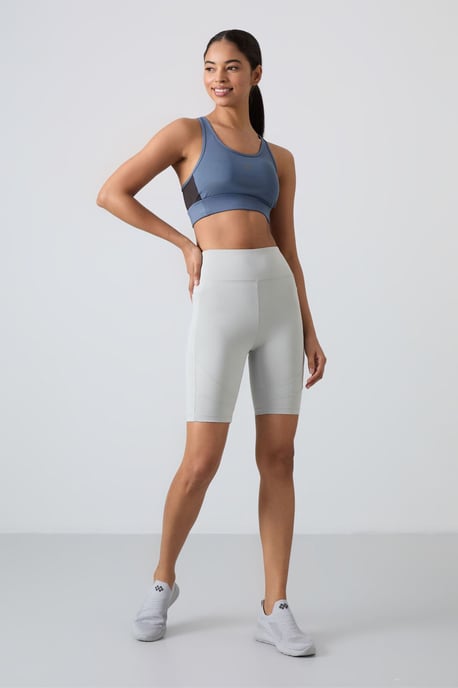 Fitted Sleeveless Crop Sports Top - Image 5