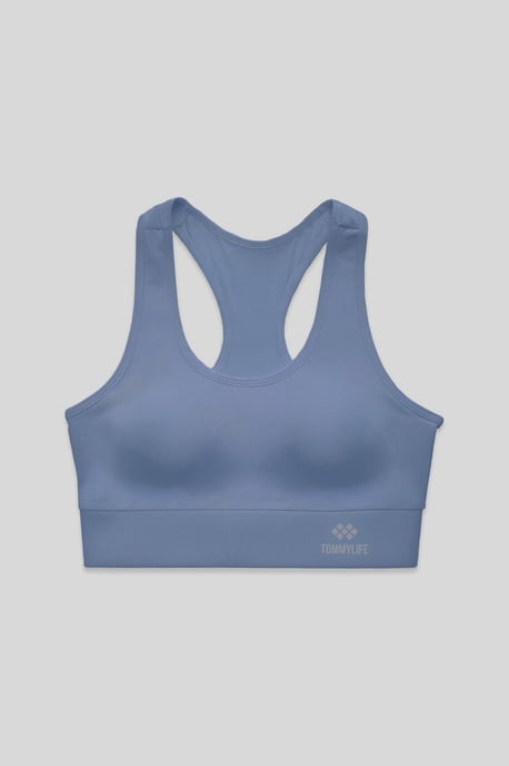 Sleeveless Cropped Fitted Sports Top - Image 1