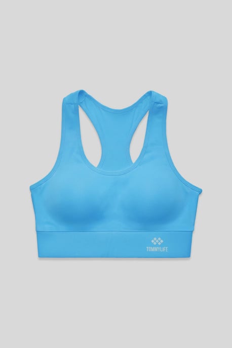 Sleeveless Cropped Fitted Sports Top - Image 1
