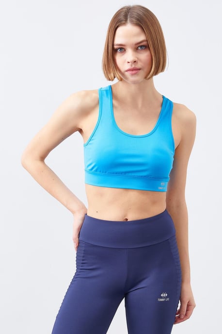 Sleeveless Cropped Fitted Sports Top - Image 5
