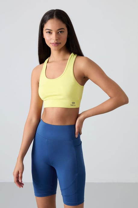 Sleeveless Cropped Fitted Sports Top - Image 2