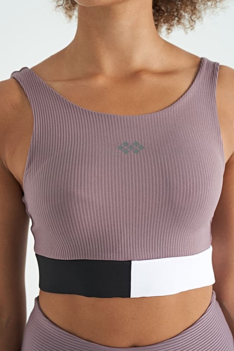 Crop Sleeveless Color-block Sports Top - Image 6
