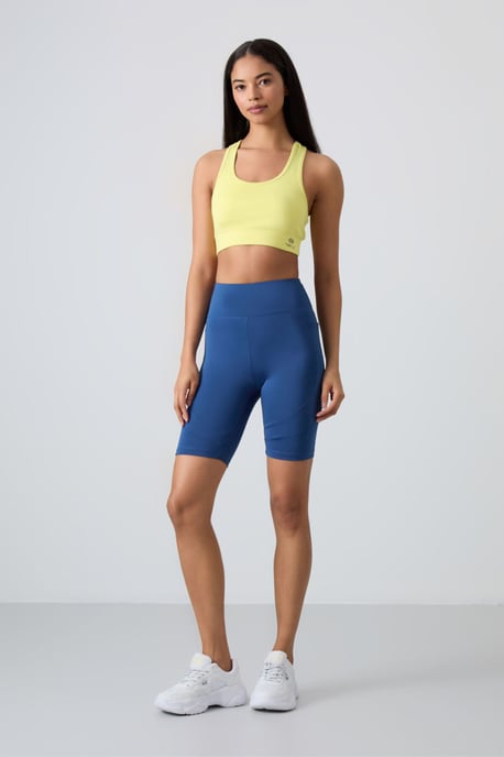 Sleeveless Cropped Fitted Sports Top - Image 4